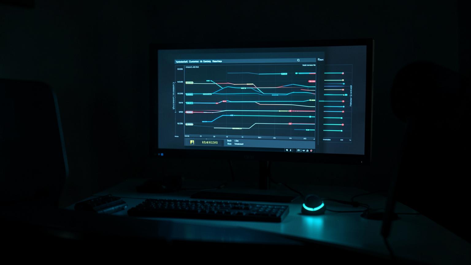Automated outbound dialer console showing sequential call flow lanes