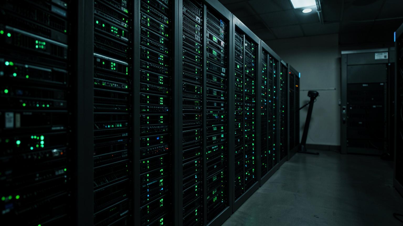 Veeam backup repository with dense disk shelves and a tape library behind